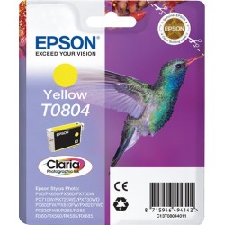 ORIGINAL Epson Cartuccia d'inchiostro giallo C13T08044011 T0804 ~520 Seiten 7,4ml