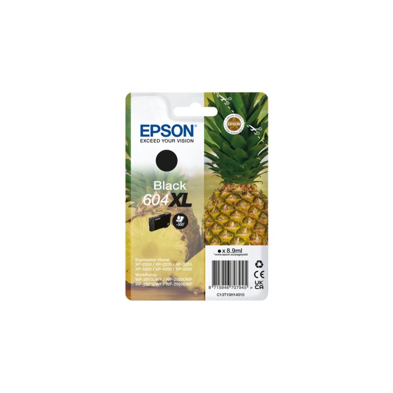 ORIGINAL Epson Cartuccia d'inchiostro nero C13T10H14010 604 XL ~500 Seiten 8,9ml