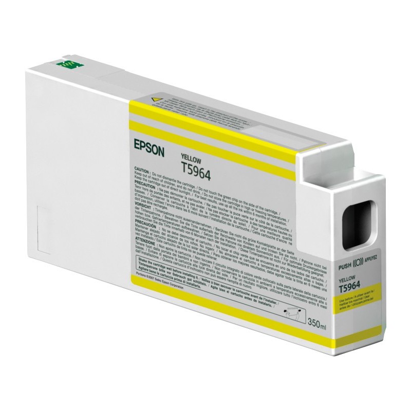 ORIGINAL Epson Cartuccia d'inchiostro giallo C13T596400 T5964 350ml cartuccia Ultra Chrome HDR