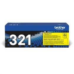 (PRONTA SPEDIZIONE) ORIGINAL Brother toner giallo TN-321Y 321 ~1500 Seiten